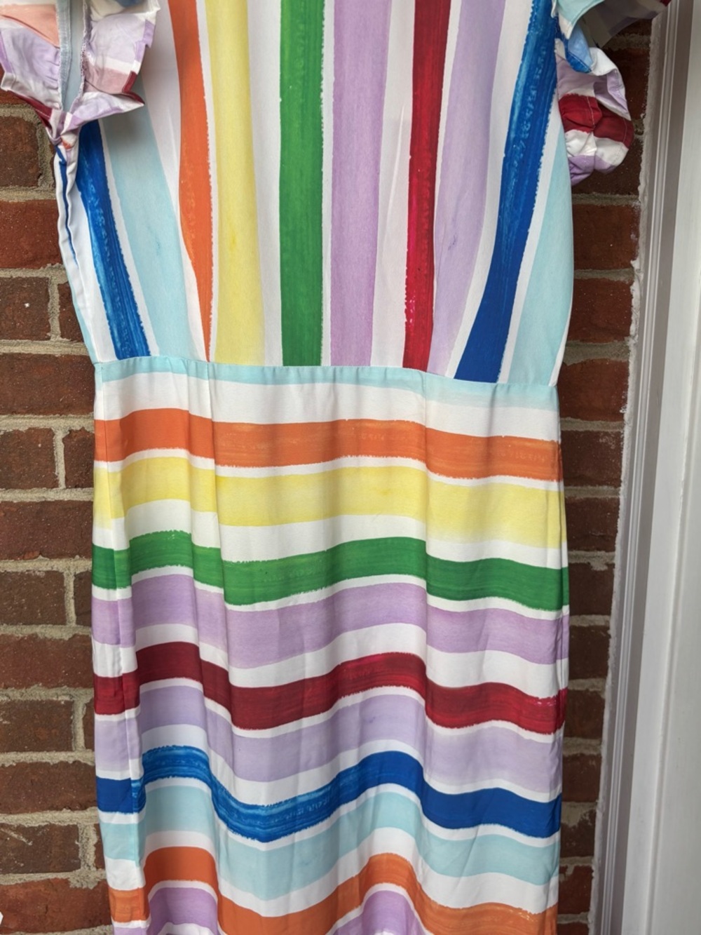 NWT Never Fully Dressed Suki Stripe Frida Dress  Size 6 - Picture 8 of 15